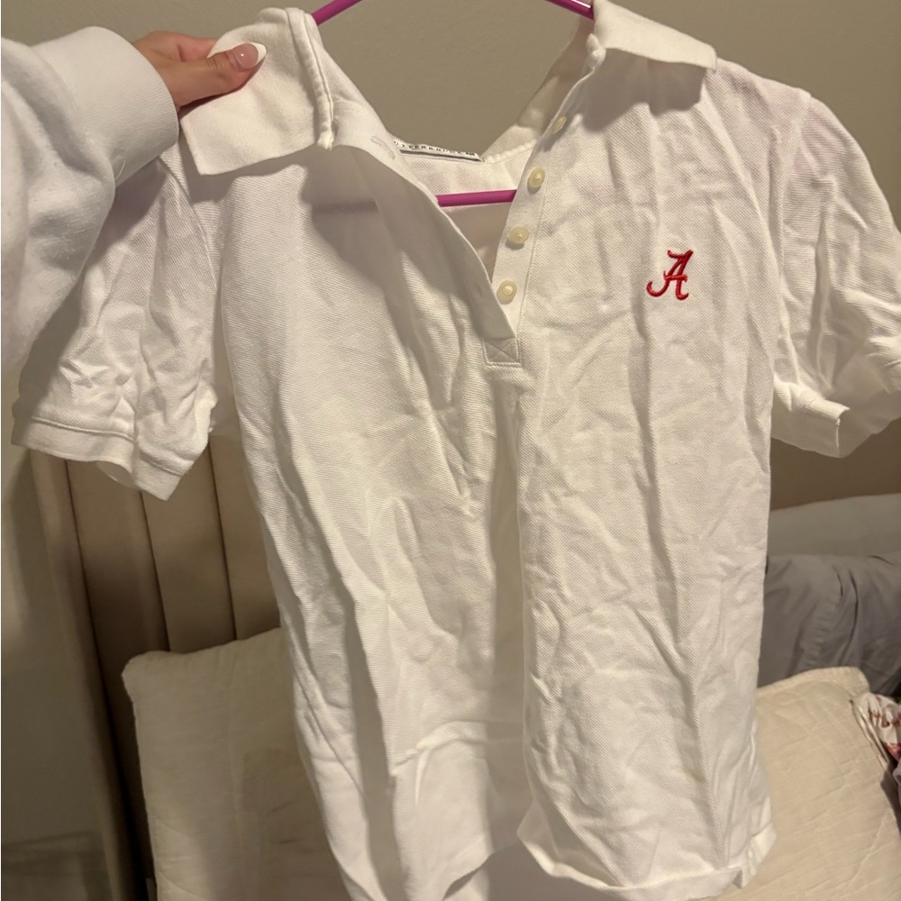 Cutter & Buck Alabama White Polo Shirt